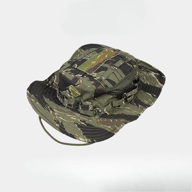Tactical Square Pocket Outdoor Fishing Bucket Hat