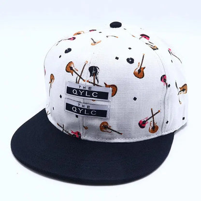 Adjustable Letter Embroidered Unisex Hip-Hop Snapback Cap