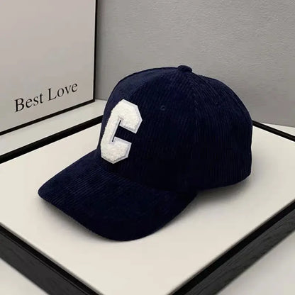 Fashion Baseball Cap Corduroy Fishing Trucker Cap Outdoor