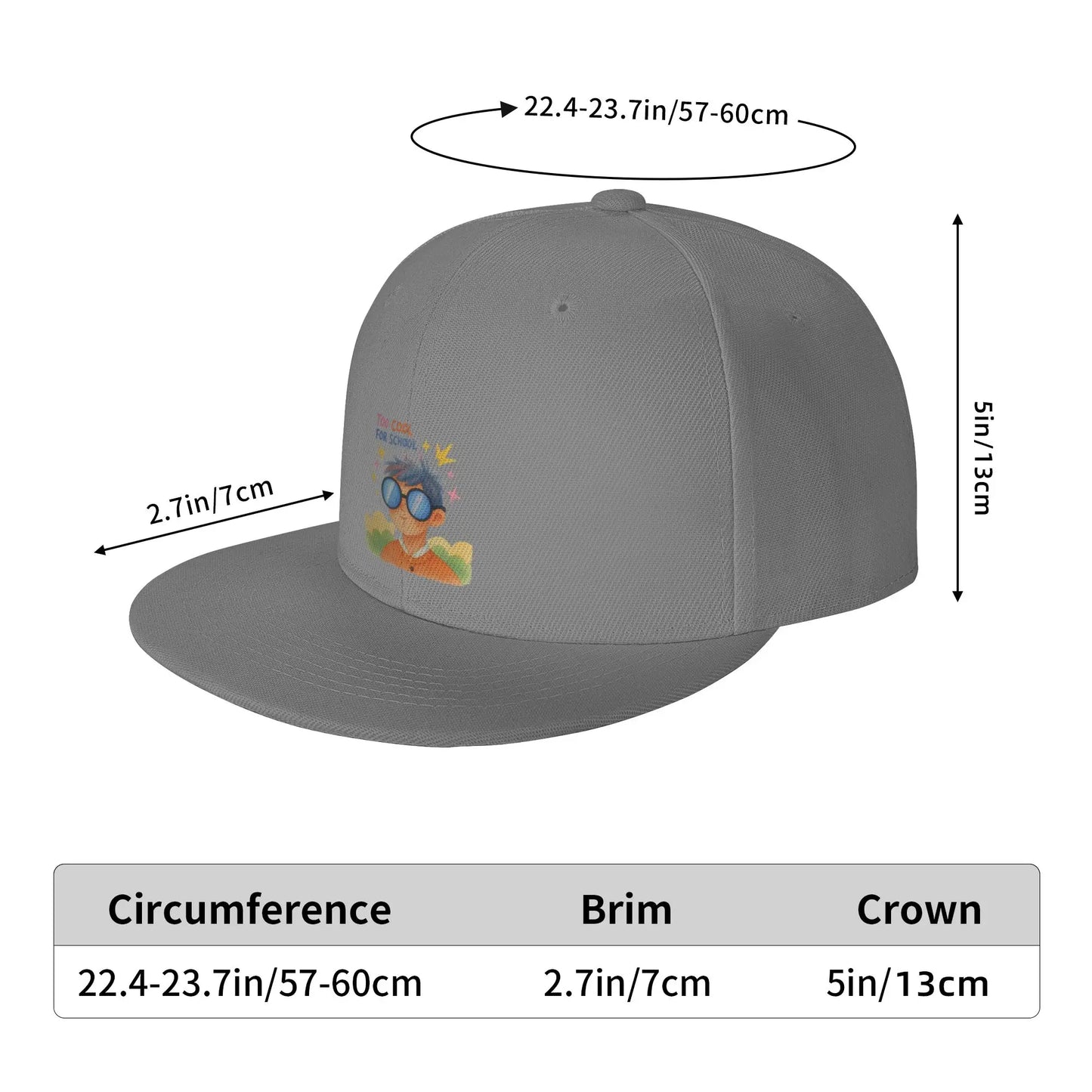 Too Cool For School Snapback Cap