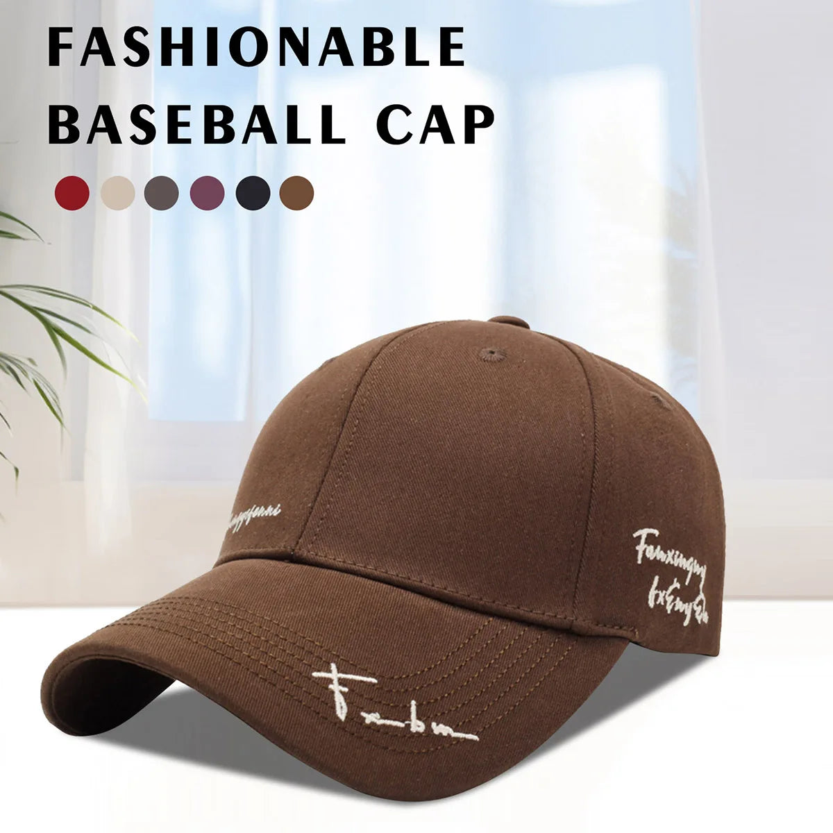 Deep Top Large Brim Baseball Cap For Women And Men