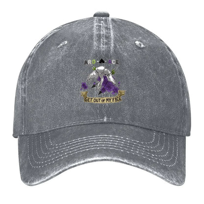 Aro Ace Get Out Baseball Cap