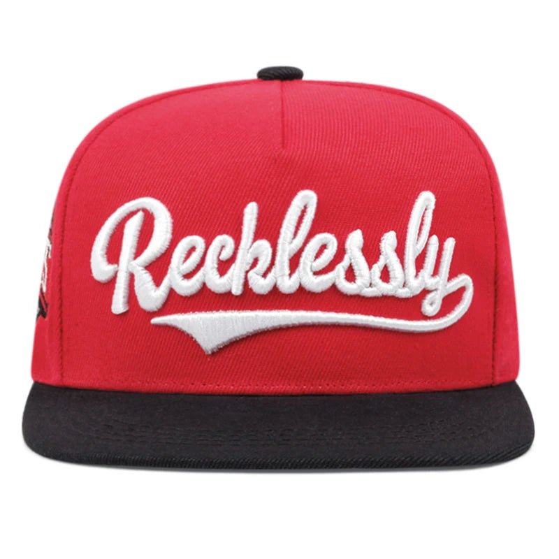 Reeklessly USA Embroidered Snapback Cap