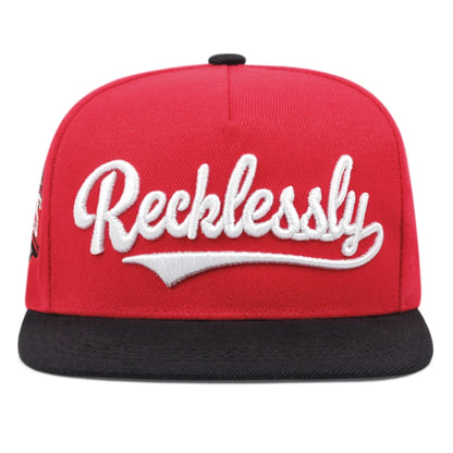 Reeklessly USA Embroidered Snapback Cap
