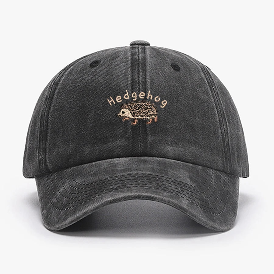 Vintage Embroidered Cotton Trucker Baseball Cap