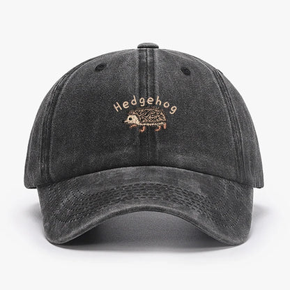 Vintage Embroidered Cotton Trucker Baseball Cap