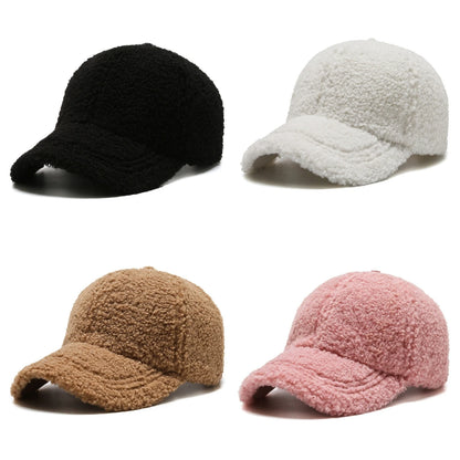 Winter Teddy Fleece Baseball Cap
