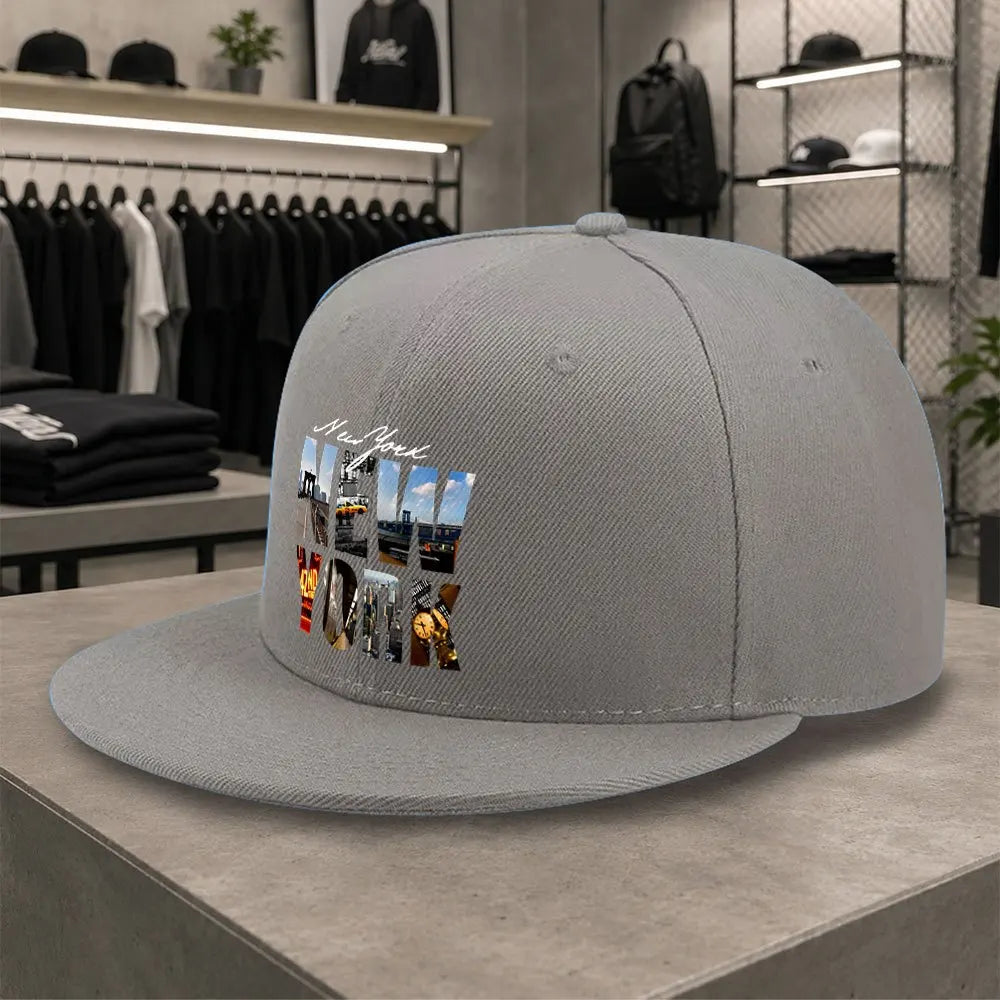 New York City Scenery Casual Snapback Cap