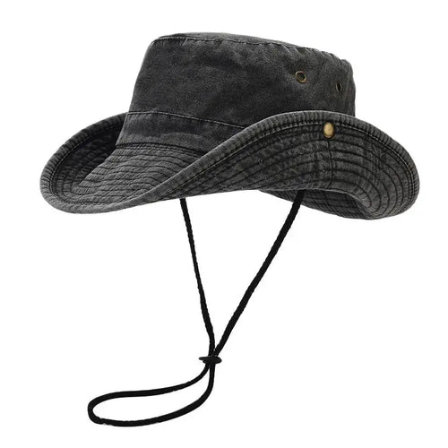 Four Seasons Cotton Solid Bucket Hat