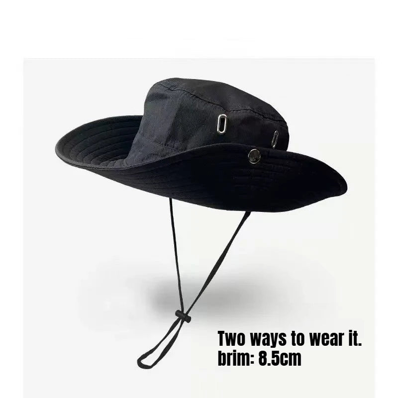 Waterproof Wide Brim UV Protection Fishing Bucket Hat