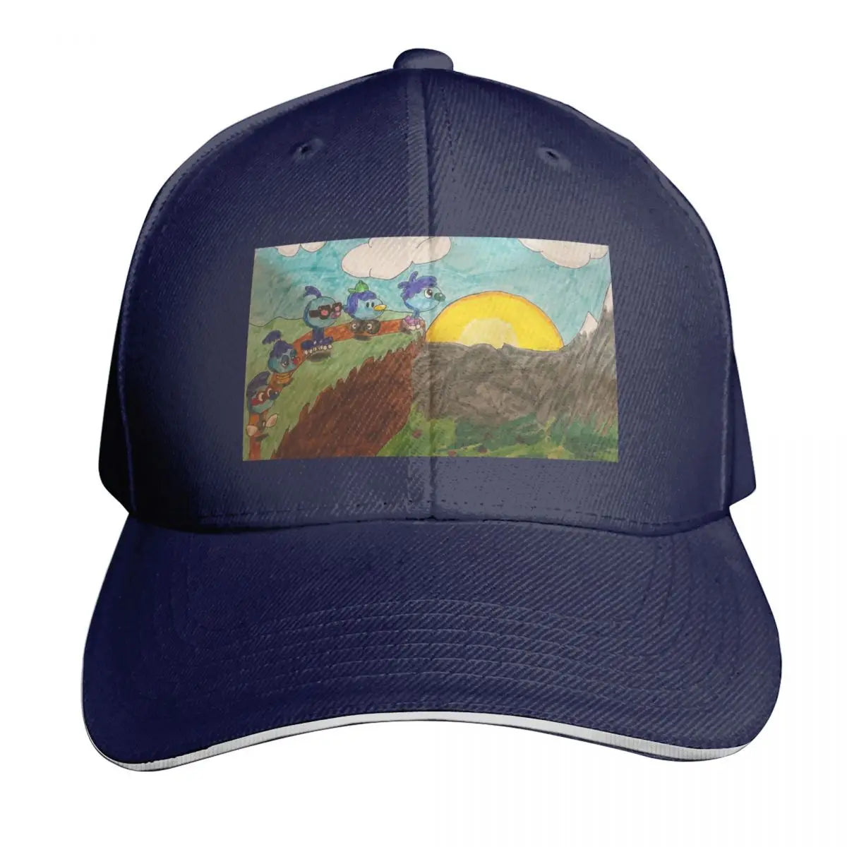 Zoombinis Sunset Vintage Baseball Cap