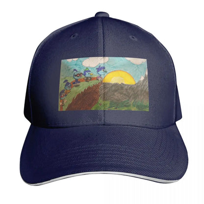Zoombinis Sunset Vintage Baseball Cap