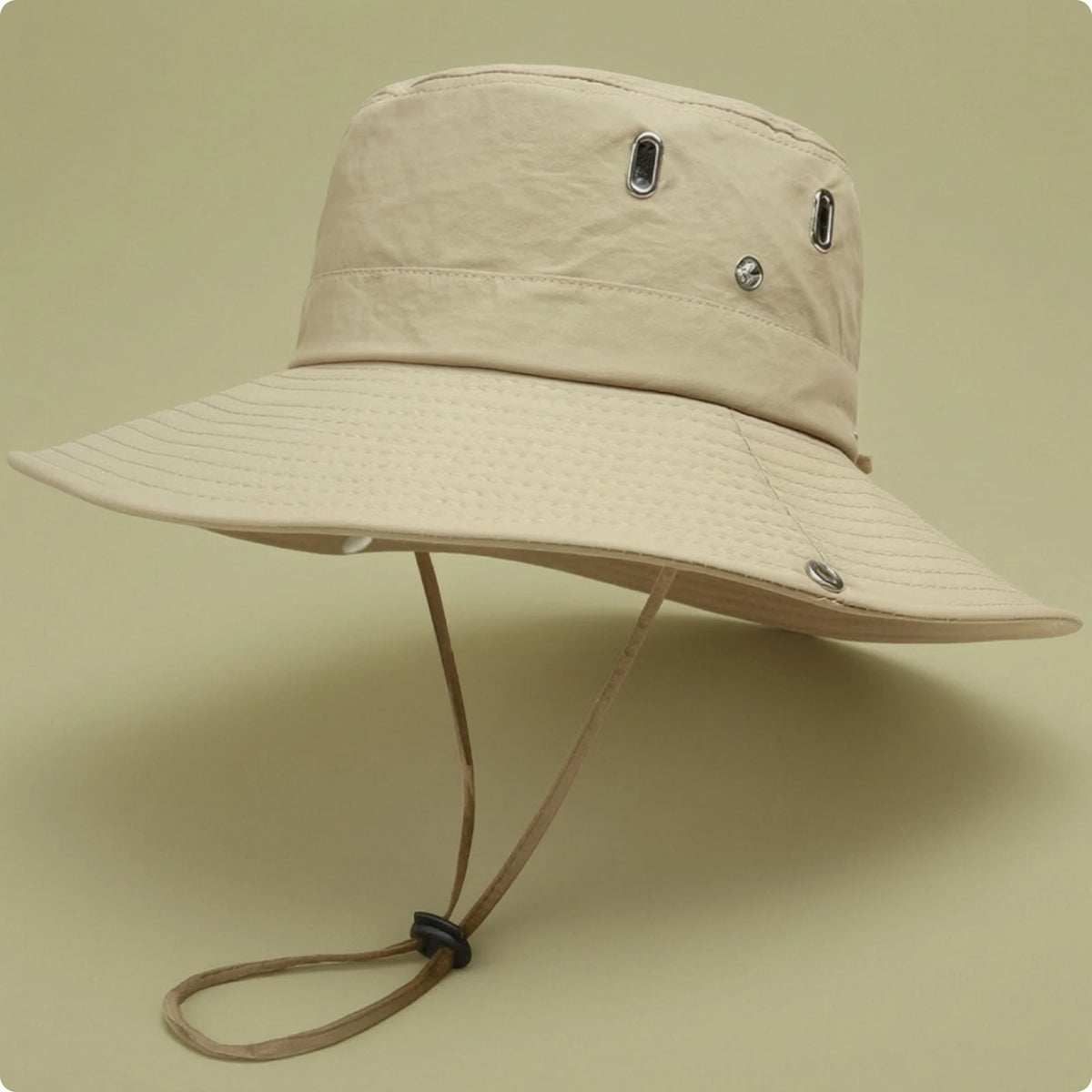 Packable Semi-Rigid Chin Strap Hiking Bucket Hat