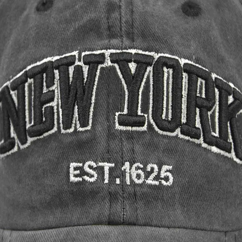 New York Embroidered Snapback Baseball Cap