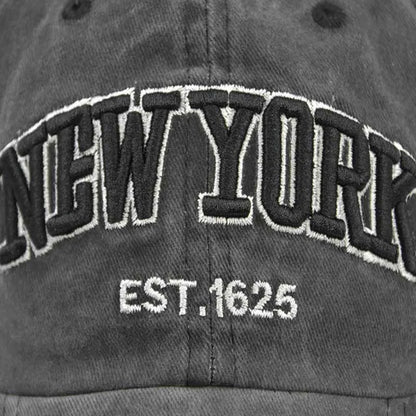New York Embroidered Snapback Baseball Cap
