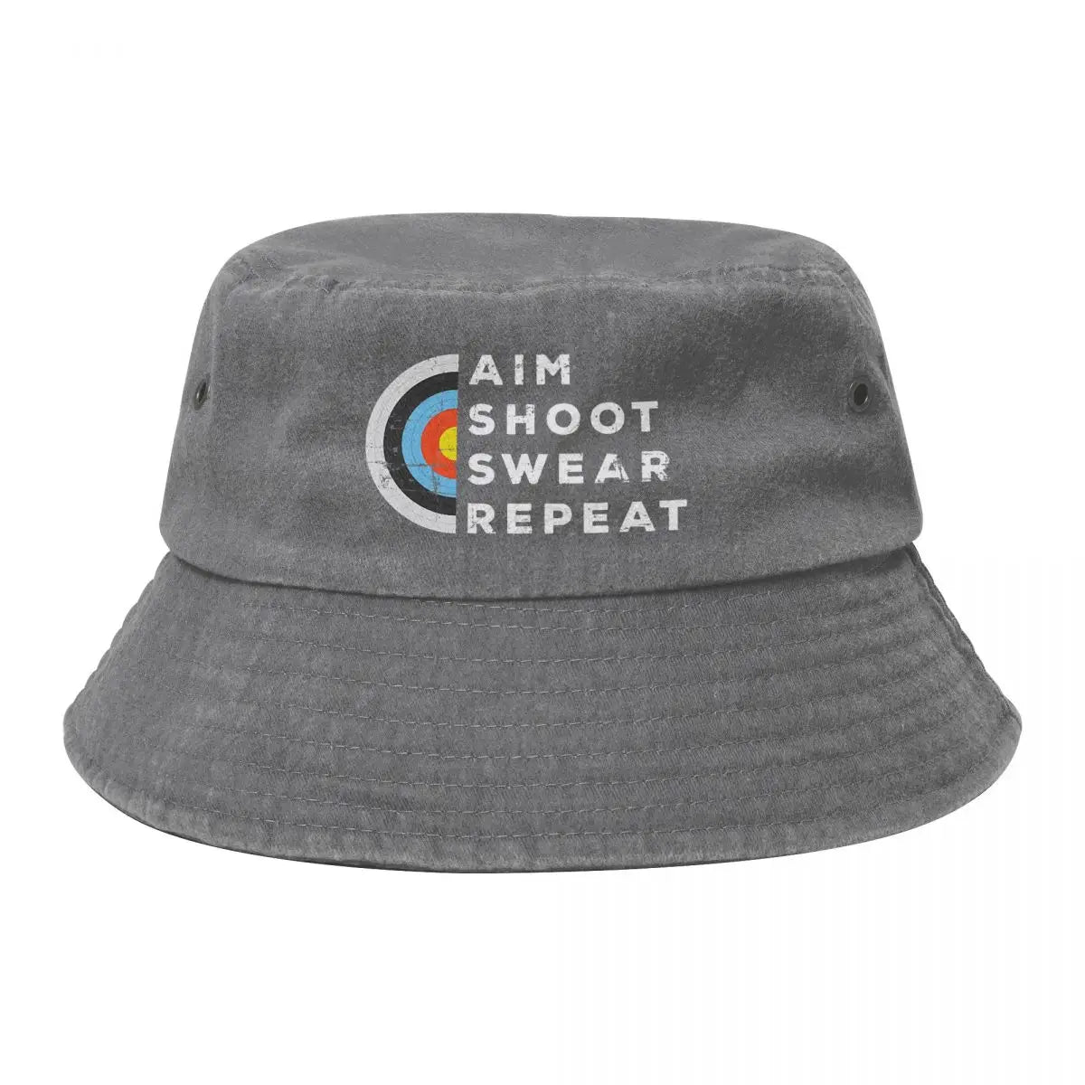 Aim Shoot Swear Bucket Hat