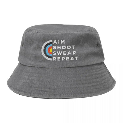 Aim Shoot Swear Bucket Hat