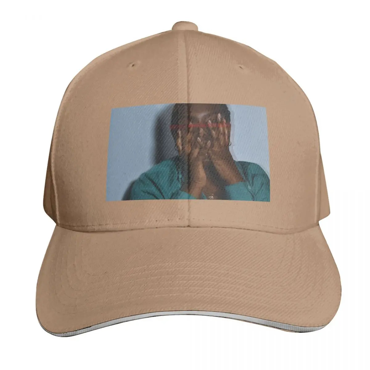 Beautiful Distorted Woman Low Profile Baseball Cap