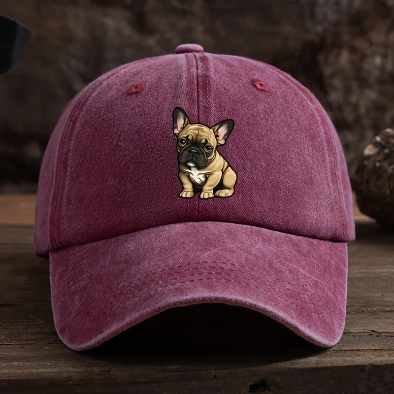 French Bulldog Casual Outdoor Baseball Cap