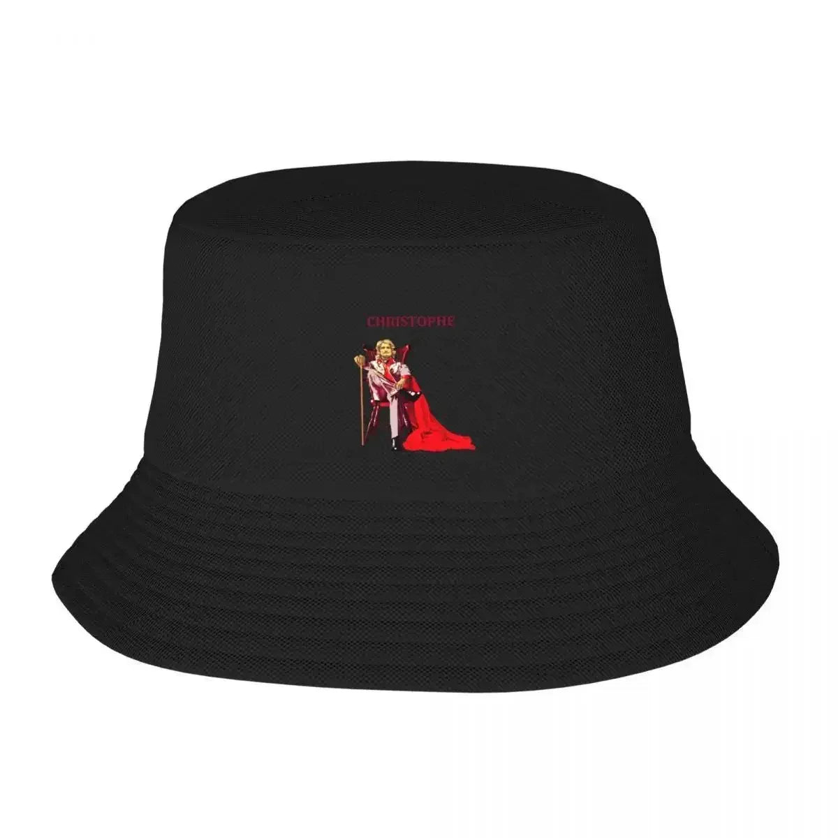 Christophe Logo Print Unisex Fashion Bucket Hat Design