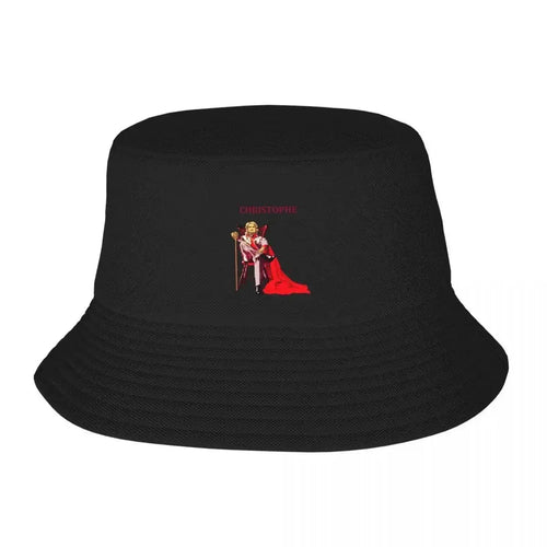 Christophe Logo Print Unisex Fashion Bucket Hat Design