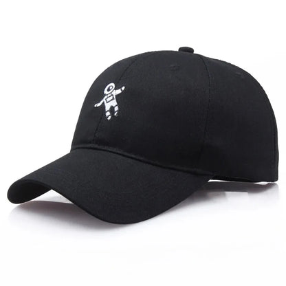Astronaut Embroidered Snapback Baseball Cap