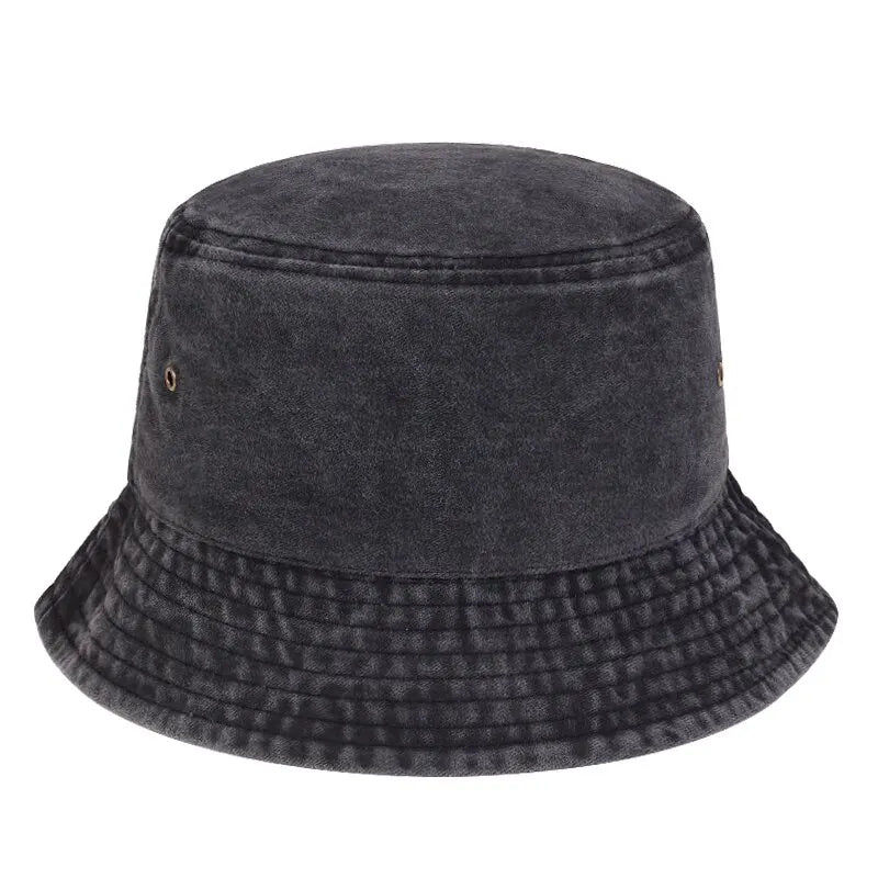 Unisex Solid Color Bucket Hat Outdoor Casual Cap