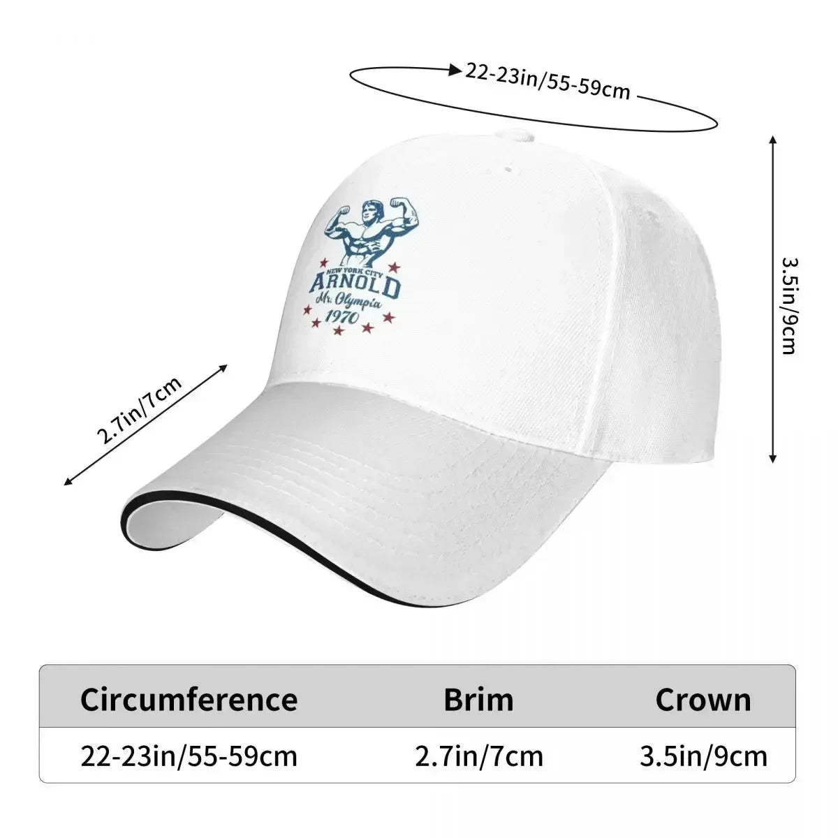Arnold Schwarzenegger Mr Olympia Terminator Baseball Cap