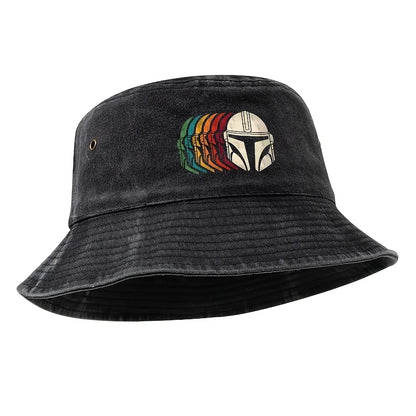 Rainbow Armor Print Outdoor Bucket Hat