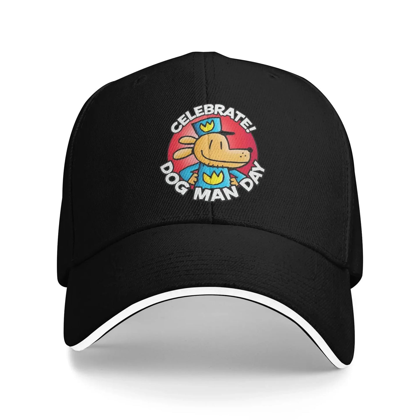 DogMan Running Hippie Hip Hop Meme Baseball Cap