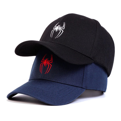 Spider Embroidered Baseball Cap