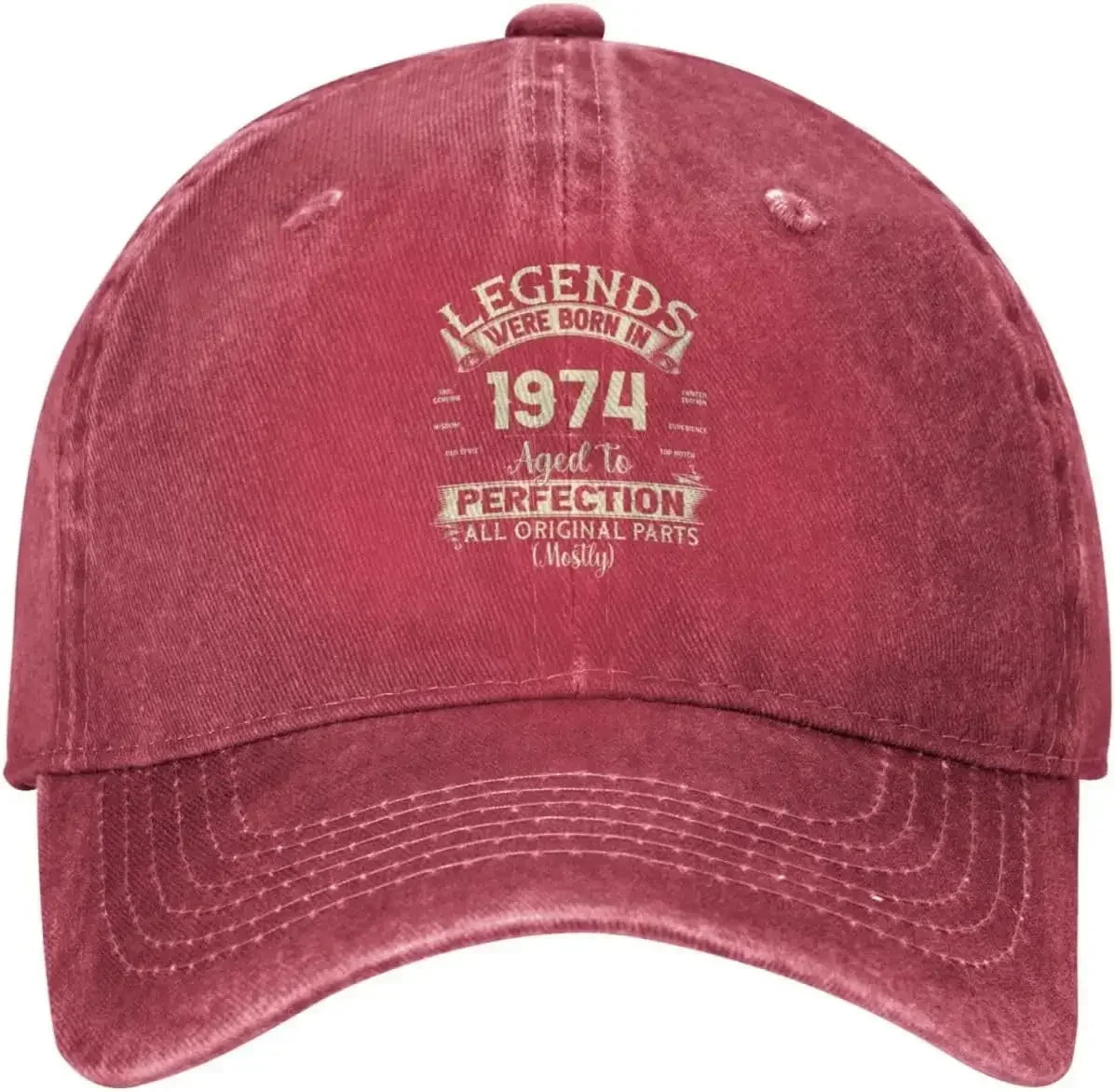 Vintage 1974 Birthday Baseball Cap
