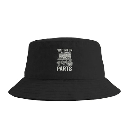 Waiting On Parts Mechanic Humor Bucket Hat