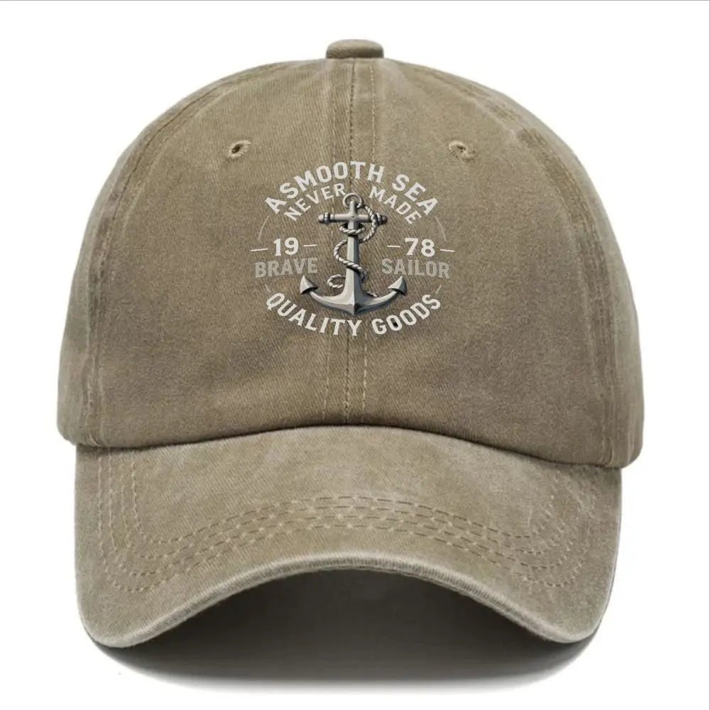 Vintage Washed Denim Baseball Cap
