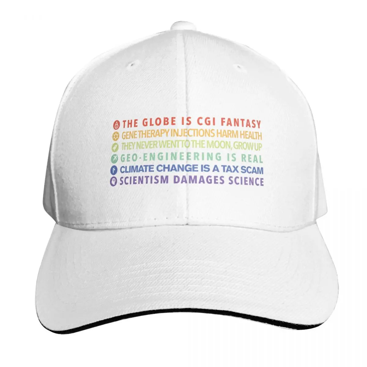Scientism Is Stoopid Moisture Wicking Curved Brim Baseball Cap