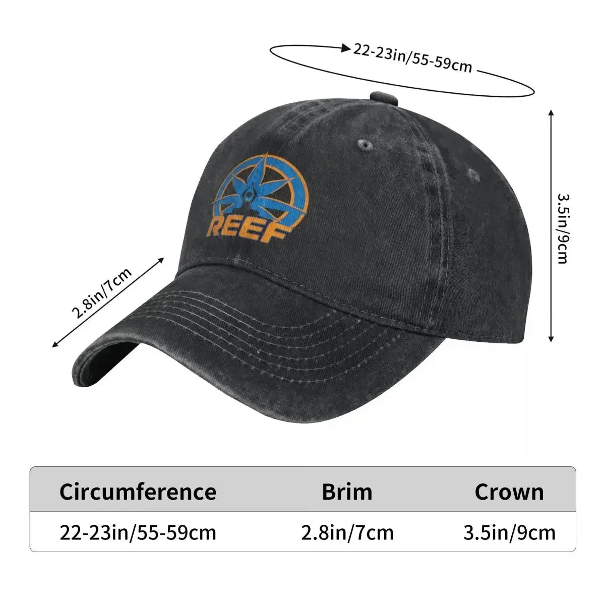 Vintage Reef Logo Baseball Cap