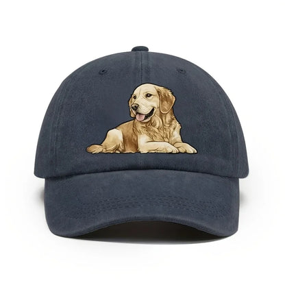 Golden Retriever Travel Baseball Cap