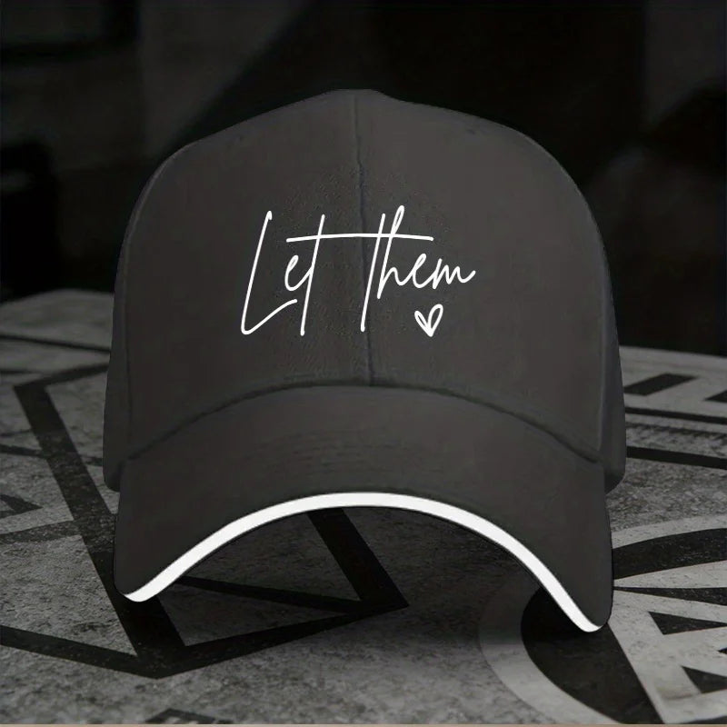 Let Them Adjustable Sandwich Baseball Cap