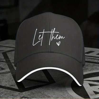 Let Them Adjustable Sandwich Baseball Cap