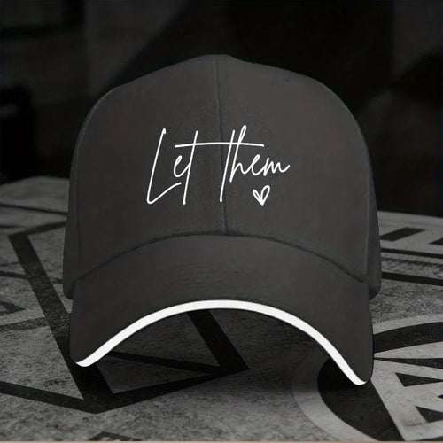 Let Them Adjustable Sandwich Baseball Cap