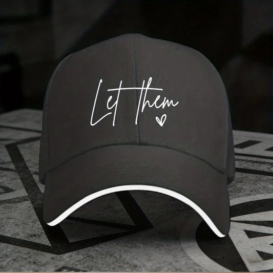Let Them Adjustable Sandwich Baseball Cap