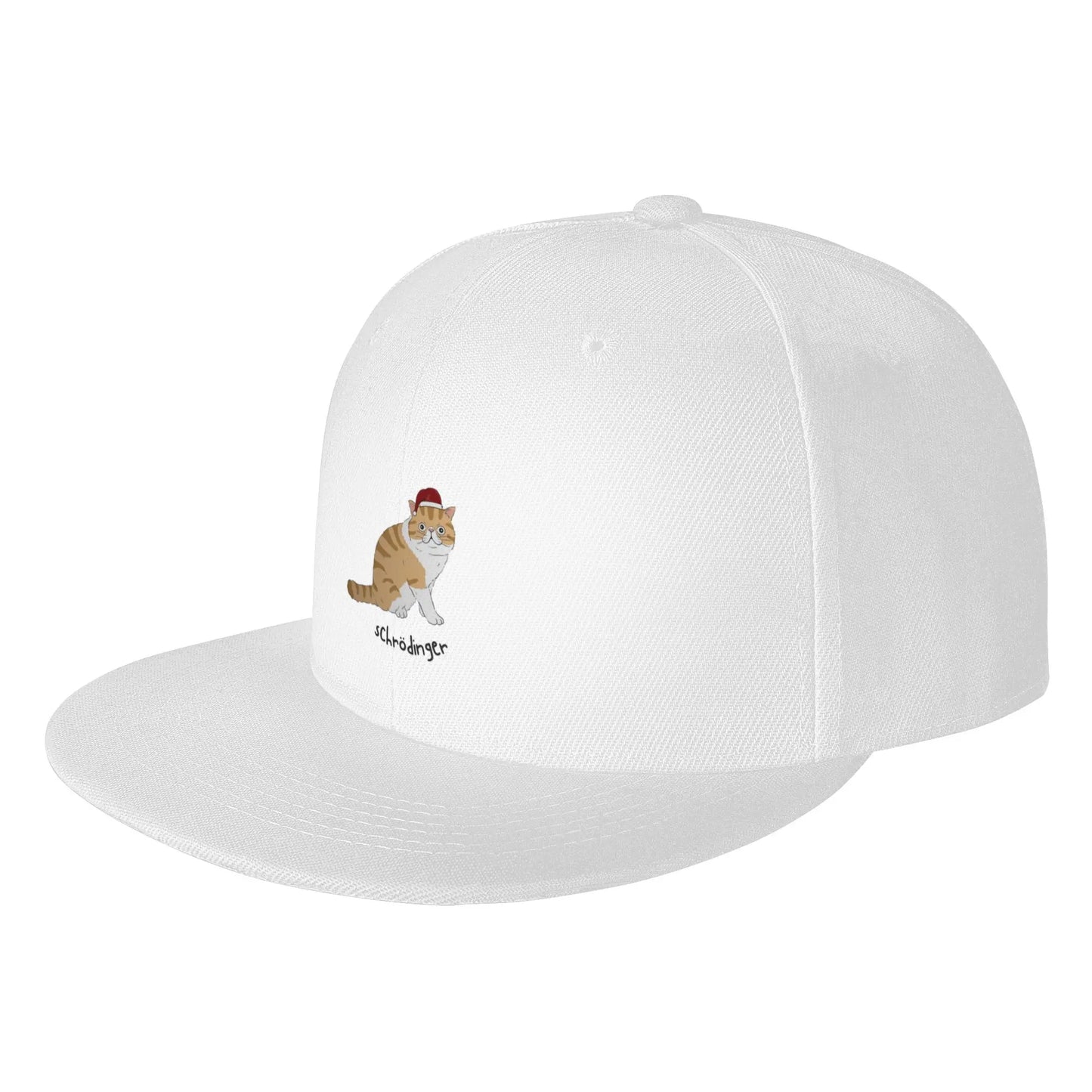 Schrodinger Christmas Cat Snapback Cap