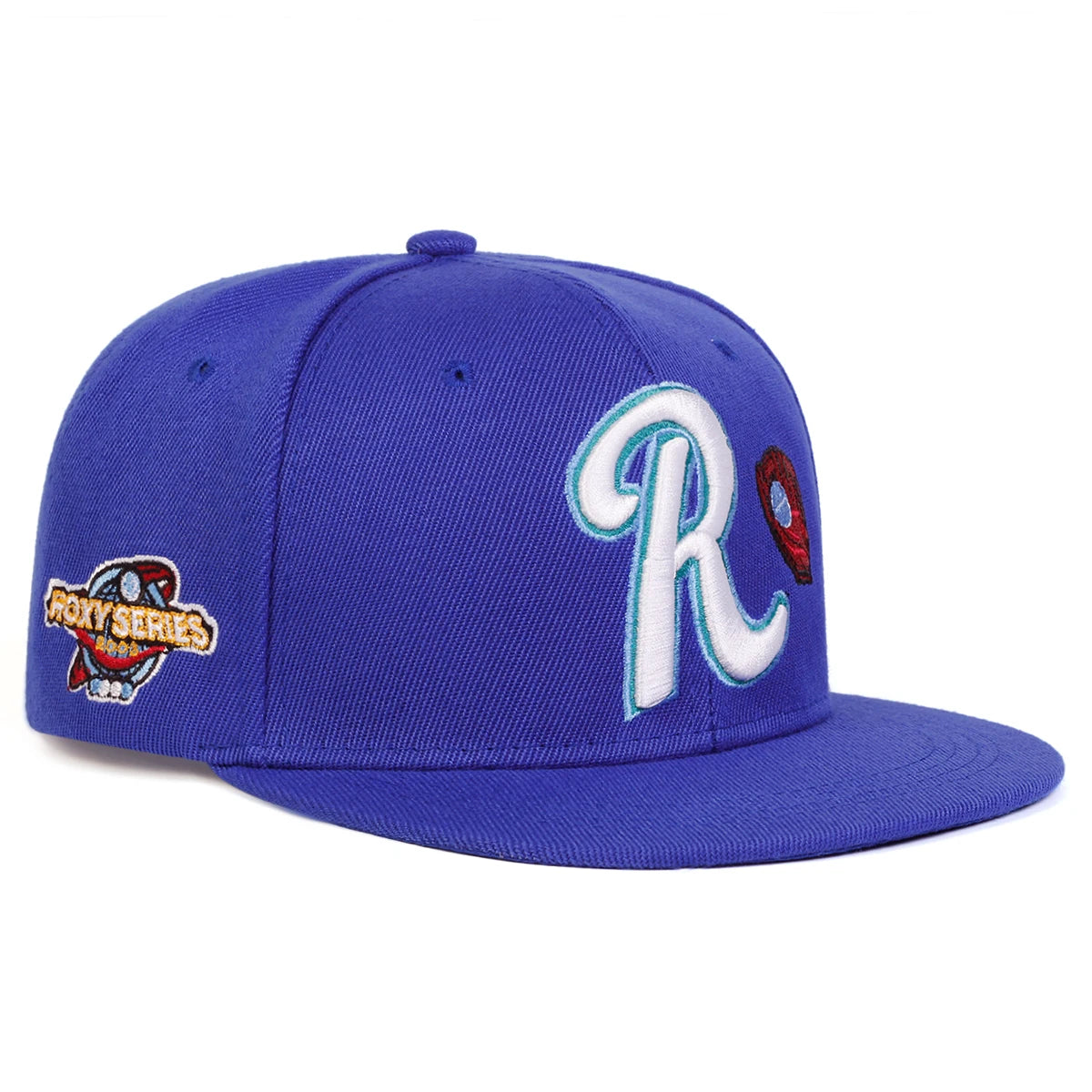R Letter Embroidery Outdoor Snapback Cap