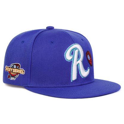 R Letter Embroidery Outdoor Snapback Cap