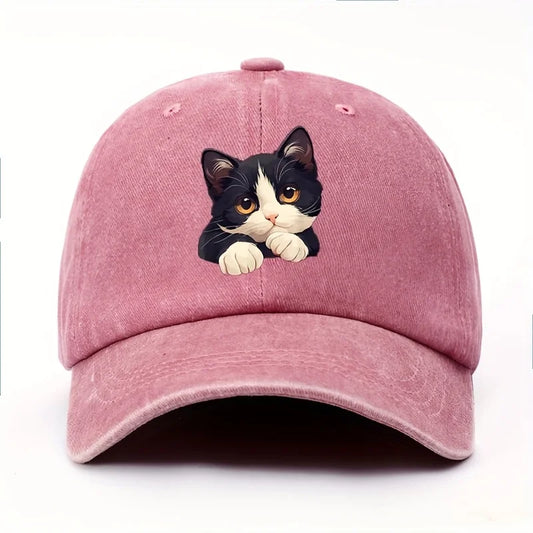 Funny Cat Lover Adjustable Baseball Cap