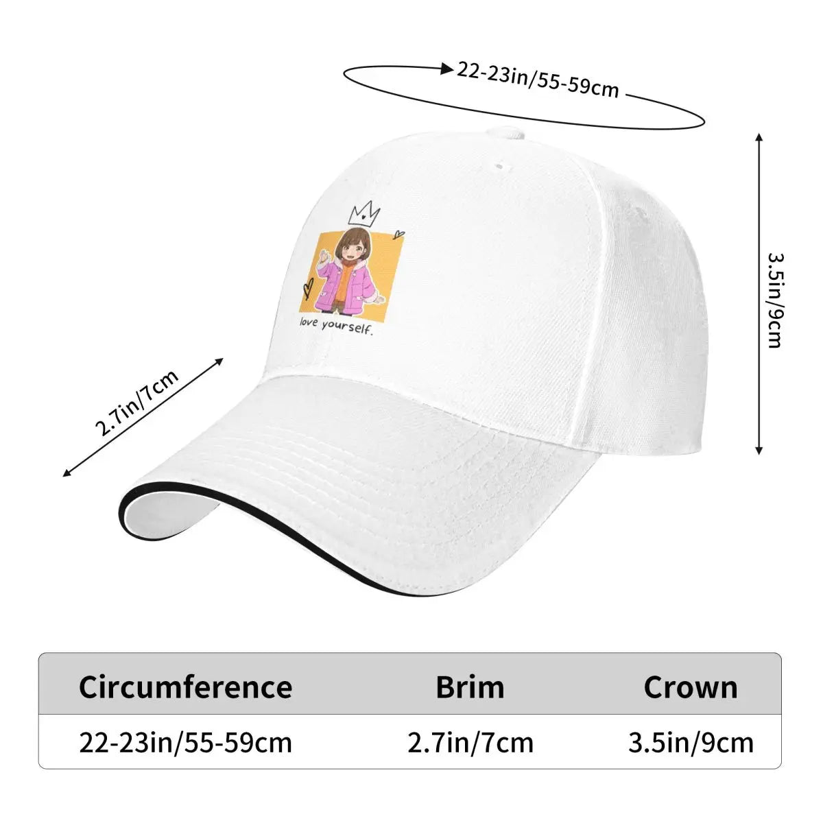 Buddy Daddies Unasaka Miri Kawaii Casual Baseball Cap