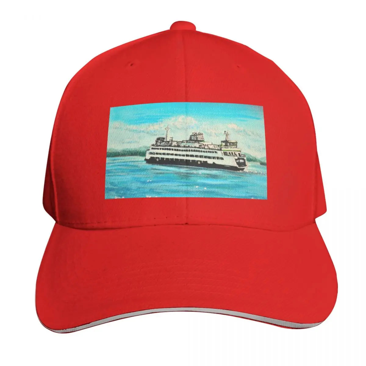 Ferry Painting Breathable Mesh Back Baseball Cap