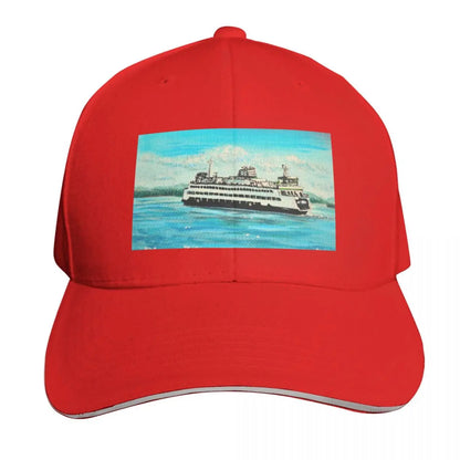 Ferry Painting Breathable Mesh Back Baseball Cap