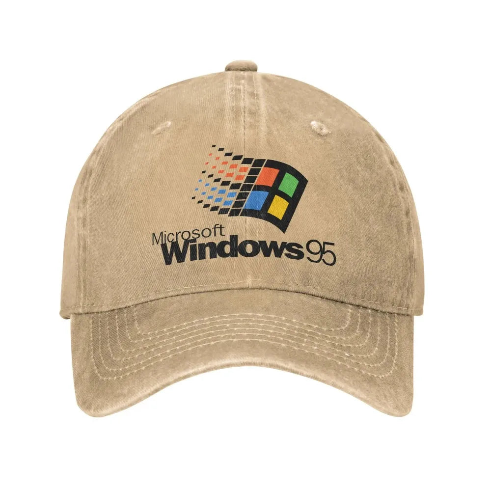 Windows 95 Galaxy Vintage Washed Baseball Cap