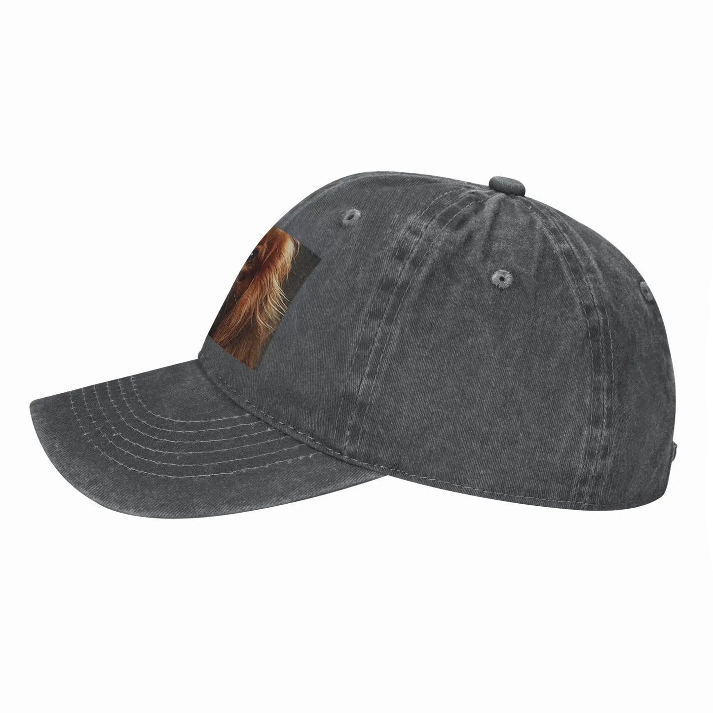 Cavalier King Charles Denim Baseball Cap